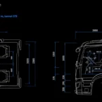 MERCEDES ACTROS M-CAB CLASSSICSPACE 2.3M, TUNNEL 170MM